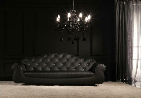 Beige bankstel Chesterfield banken bekleding 3+1+1 Set meubelstuk
