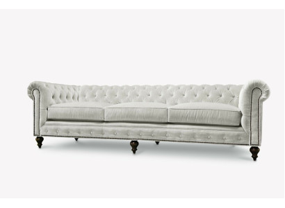 Bank Luxe textiel Chesterfield Bank Banken Bekleding 3-zitsbank Driepersoonsbank Nieuw