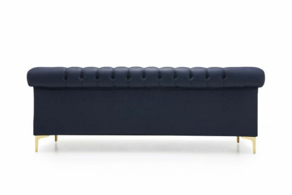 Chesterfield Leder Bekleding Design Bank Luxe Bank Klassieke Bank 3-Zits Nieuw