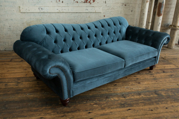 Chesterfield 4-zits bank gestoffeerd textiel banken woonkamer bank