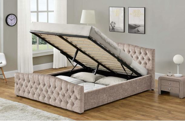 Gevoerd designer bed textiel lederen gestoffeerde bedden 180x200cm slaapkamer