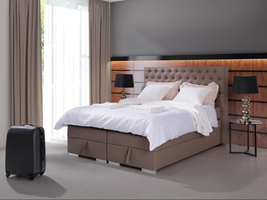 Designer Boxspring Bed Dubbele Bedden Slaapkamer Chesterfield Meubels