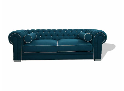Chesterfield bank 3-zits gestoffeerde designerbank bankstel SL-bank