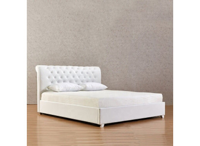 Chesterfield Designer Bed Slaapkamer Kunstleder Bekleding 140/160/180/200 cm