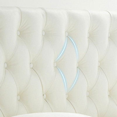 Chesterfield design bed slaapkamer kunstleren bekleding 140/160/180/200 cm
