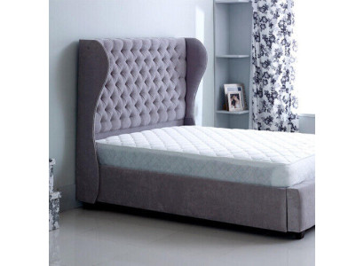 Chesterfield designer bed slaapkamer textiel leer gestoffeerd 140/160/180/200cm
