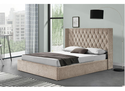 Chesterfieldbed ontwerp slaapkamer Engelse bedden 180x200cm textiel