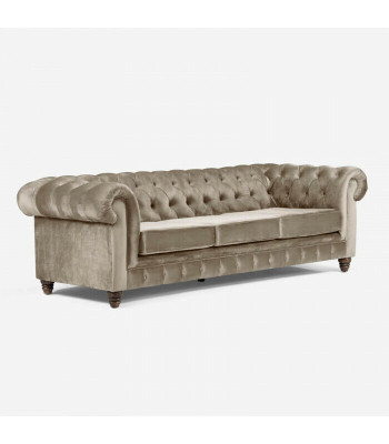 Chesterfield 5-zits klassieke luxe bankstel textiel lederen bank zilveren bankstellen