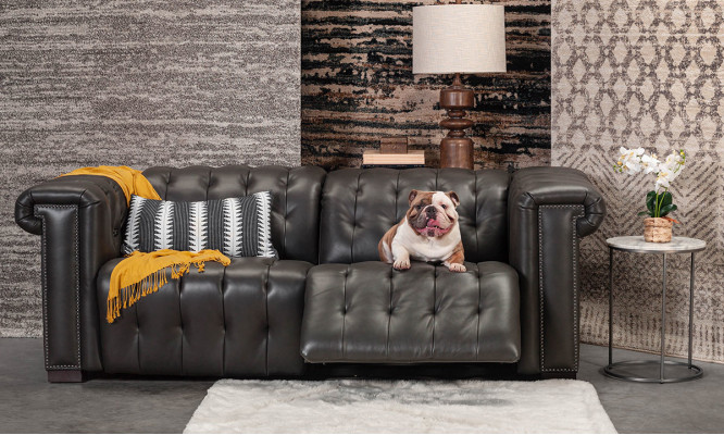 Designer Zwarte Chesterfield Driezits 3-zits Woonkamer Bankstel