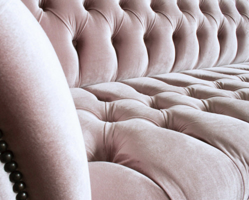 Chesterfield Bank xxl grote bank banken fluweel leder textiel bekleding 4 zits nieuw