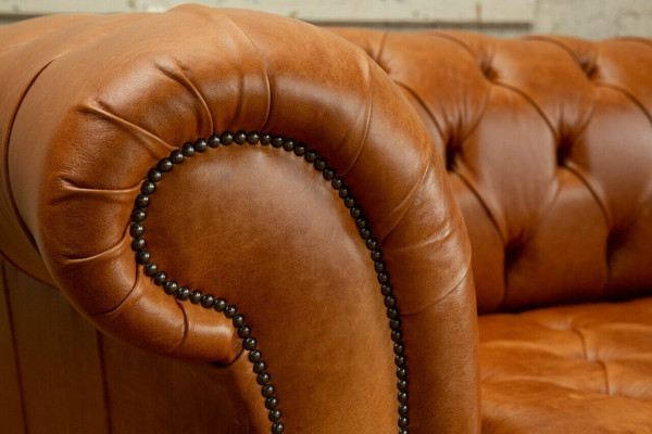 Chesterfield Bank Fluweel Driepersoons Design Bankstellen Banken Fluweel 220cm.