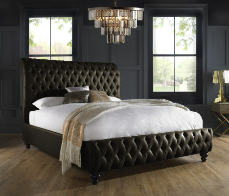 Groot Chesterfield Luxe Designer Tweepersoonsbed Slaapkamer Bedden