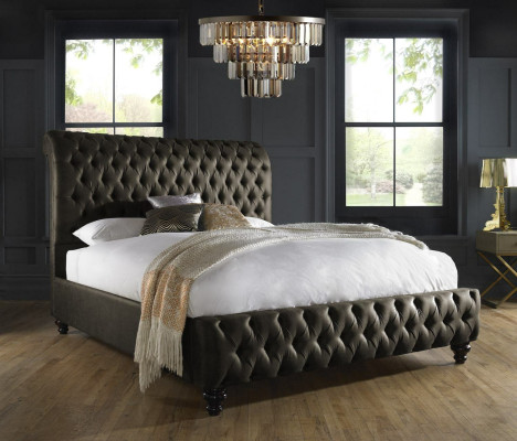 Chesterfield textiel bed slaapkamer bedden dubbel gestoffeerd 140/160/180/200 cm Chesterfield textiel bed slaapkamer bedden dubbel gestoffeerd 140/160/180/200 cm