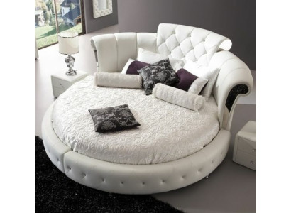 Chesterfield bed luxe bedden ronde designhotel ronde bed slaapkamer