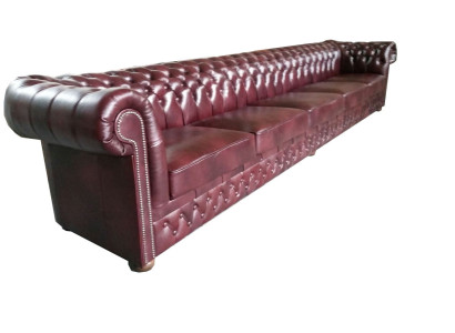 Chesterfield Bank 8 ZITTER XXL Bekleding Designer Bankstellen Bankstel Nieuw