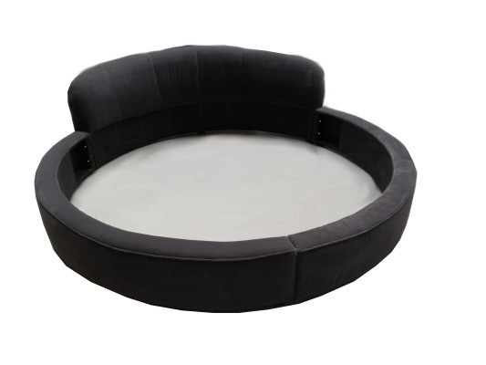 Rond bed Modern design Luxe bekleding Ronde bedden Textiel stof Ronde bedden nieuw