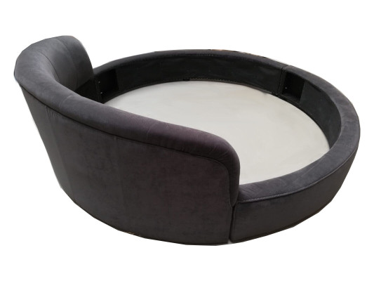 Rond bed Modern design Luxe bekleding Ronde bedden Textiel stof Ronde bedden nieuw