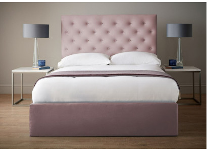 Ontwerp gestoffeerd Engels tweepersoonsbed Chesterfield Beige 140/160/180x200 Bedden