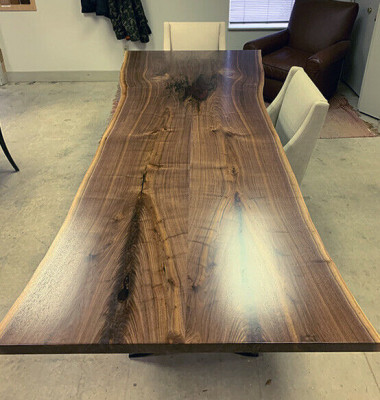 Luxe eettafel echt hout design eettafel massieve tafels 1m² prijs