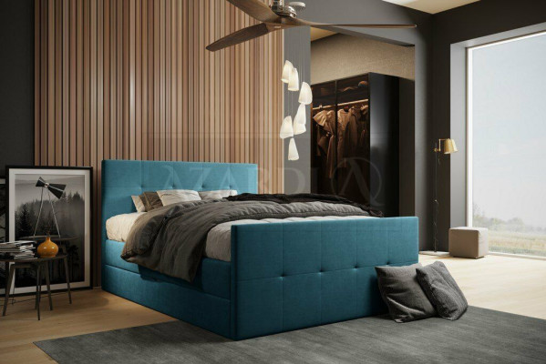 Chesterfield bed gestoffeerd tweepersoonsbed bedden xxl design luxe boxspringbed