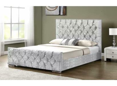 Ontwerper wit Chesterfield tweepersoonsbed luxeslaapkamerbedden