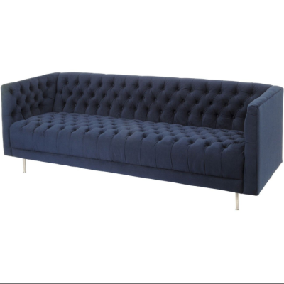 Chesterfield bank bank stof leder banken bankstel 4 zits