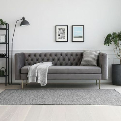 Bank Luxe Textiel Chesterfield Bank Bankstellen Bekleding 3-zits Italiaans meubilair