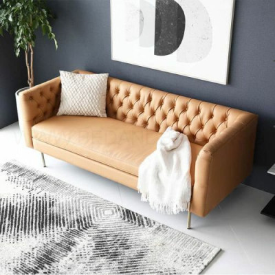 Bank Luxe Textiel Chesterfield Bank Bankstellen Bekleding 3-zits Italiaans meubilair