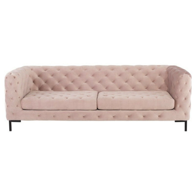 Chesterfield Bank Bank Bekleding Stof Leren Bankstel Bankstel 3-Zitter