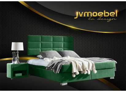 Boxspring slaapkamer luxe bed bedden dubbel meubels stof 140 160 180 x 200cm