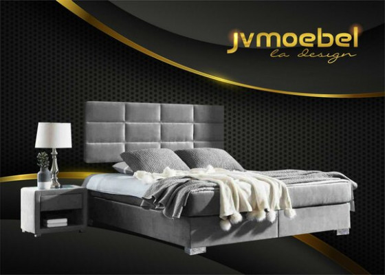 Boxspring slaapkamer luxe bed bedden dubbel meubels stof 140 160 180 x 200cm