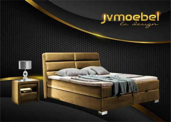 Slaapkamer Luxe Boxspring Bedden Tweepersoons Meubels Stof 140 160 180 x 200cm