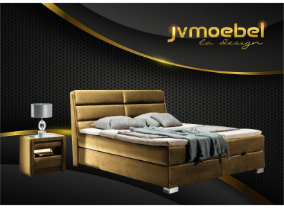 Slaapkamer Luxe Boxspring Bedden Tweepersoons Meubels Stof 140 160 180 x 200cm