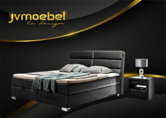 Slaapkamer Luxe Boxspring Bedden Tweepersoons Meubels Stof 140 160 180 x 200cm