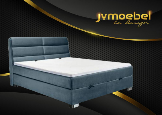 Bed 2x Nightstand 3 pcs. Bedroom Luxury Set Design Furniture Modern Beds New