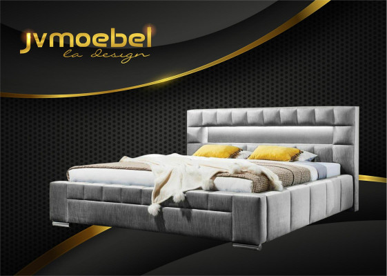 Bed inclusief LED-verlichting Slaapkamer Design Meubels Modern Bedden Luxe Tweepersoons