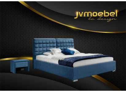 Luxe boxspringbed ontwerp stof hotelbedden slaapkamer meubels tweepersoons.