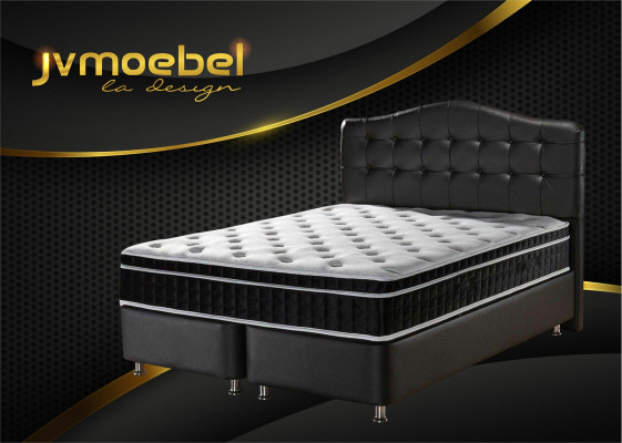 Bed Leer Slaapkamer Meubels Luxe Moderne Bedden Chesterfield Boxspring Nieuw