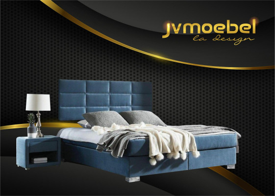Bed textiel slaapkamer design meubels moderne luxe bedden bedframe stof nieuw