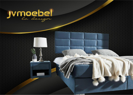 Bed textiel slaapkamer design meubels moderne luxe bedden bedframe stof nieuw