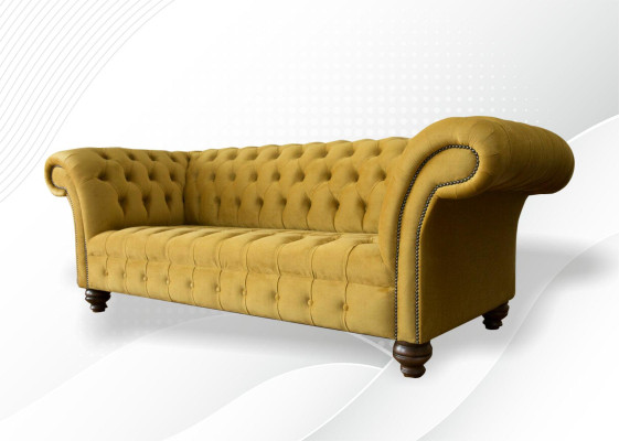 xxl Bank Bank Chesterfield 225 cm Beklede Bankstellen 3-zits Leder Textiel Stof Nieuw  xxl Bank Bank Chesterfield 225 cm Gestoffeerde Bankstellen 3-zits Leer Textiel Stof Nieuw