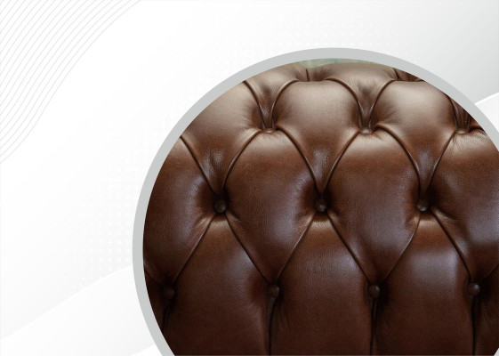 Chesterfield bank gestoffeerde bankstellen Klassieke leren 3-zitsbanken Bank bruin