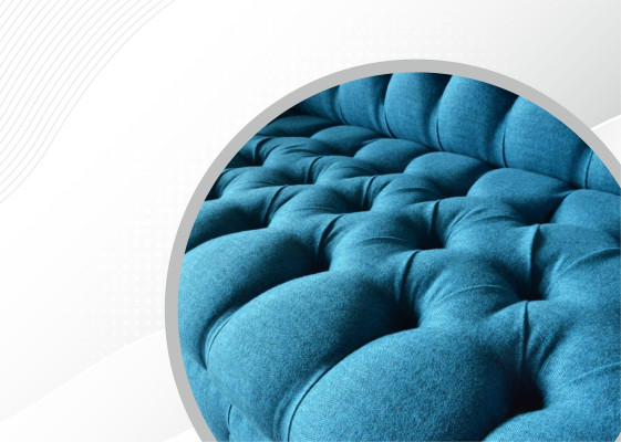 Ontwerp Bankstel Gestoffeerde Banken Stof Moderne Bankstel 3-zitsbanken