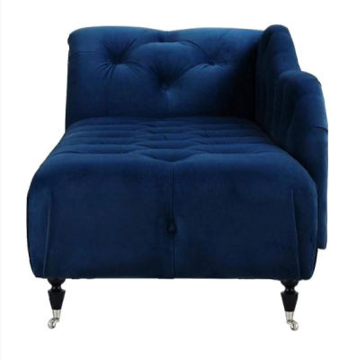 Elegante ligstoel Chesterfield ligstoelen met knopen fluweelse ligstoel chaise longue