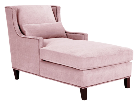 Chaiselongue ligmeubel ottomaan woonkamer design sofa beige stof ligbed