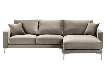 Beige hoekbank stof woonkamer design bankstellen gestoffeerde bank bankstellen hoekbank nieuw