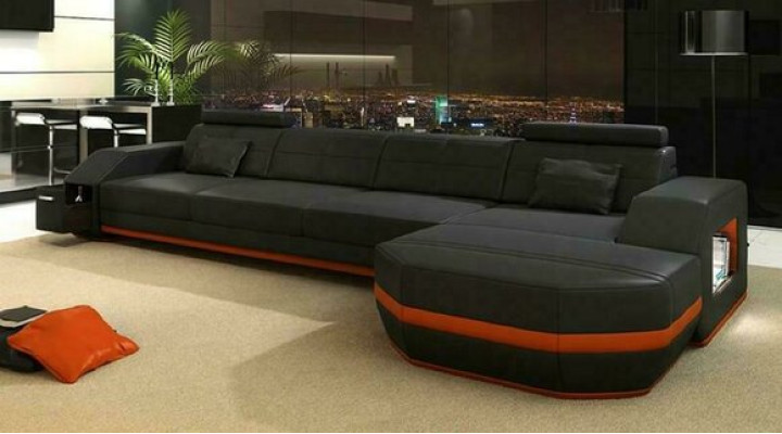 Moderne vlaggenschip woonkamer bankstel bankstel bekleding