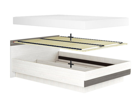 Slaapkamer Houten Bed Bedden Hotel Stijl Massief Nieuw 140x200cm