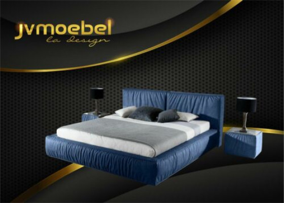 Ontwerpbedden Slaapkamer Sets Bed 2x Nachtkastje Klassieke Luxe Meubels