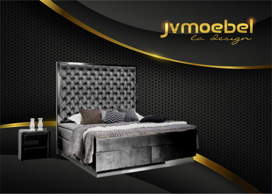 Boxspringbed Stof Meubels Bedden Bed Textiel Slaapkamer Design Chesterfield
